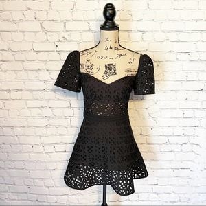 Blue Life NWOT Cut Out Design Skater Mini Dress S